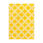 Well Woven Star Bright Yellow Area Rug, 5