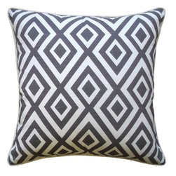 Dixon Graphite Pillow - Decorative Pillows