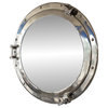 Deluxe Class Porthole Mirror, Chrome, 20''