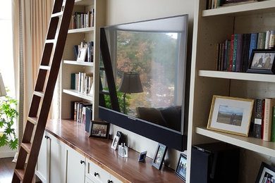Inspiration for a family room remodel in Boston
