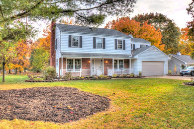 This is an example of a traditional landscaping in Cleveland.