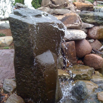 Oswego Church Pond, Fountain, & Waterfall
