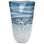 Elk Home - Elk Home S0047-8074 Loch Seaforth - 15 Inch Large vase - The Loch Seaforth large vase is made from glass anLoch Seaforth 15 Inc Blue Swirl *UL Approved: YES Energy Star Qualified: n/a ADA Certified: n/a  *Number of Lights:   *Bulb Included:No *Bulb Type:No *Finish Type:Blue Swirl