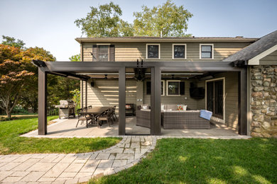 Patio - contemporary patio idea in Boston