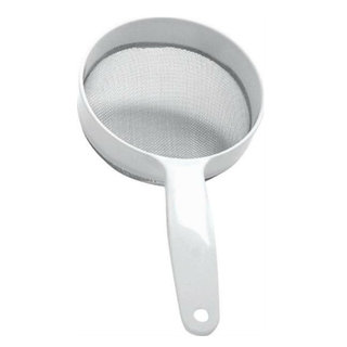 Norpro 2138 Stainless Steel Strainer With Plastic Handle, 8.5