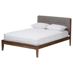 Clifford Platform Bed Transitional Platform Beds by Baxton