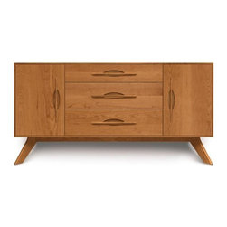 Audrey Cherry 2-Door 3-Drawer Buffet - Buffets And Sideboards