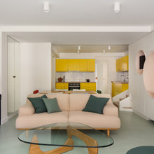 Avant/Après : Un ancien garage joue avec les formes et couleurs