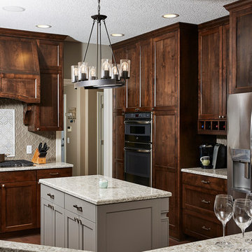 Kitchen Makeover with a Mudroom Chaser in Lino lakes