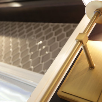 White & Brass Kitchen Remodel
