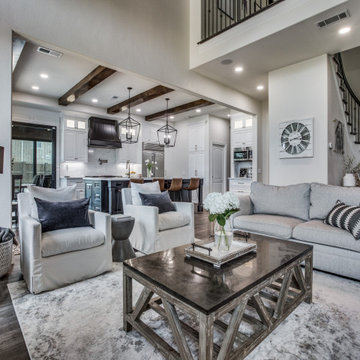 Kitchen, Living Room, Laundry Room & Bar (Frisco, TX)