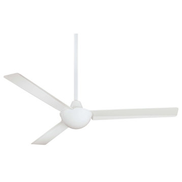 MinkaAire White Kewl 52" 3-Blade Energy Star Indoor Ceiling Fan w/ Wall Control