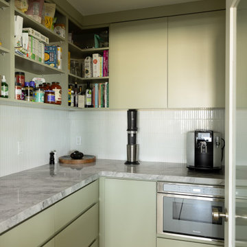 Sleek Hermosa Beach Mid-Century Modern Kitchen Remodel