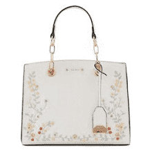 Sarah's white purse