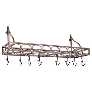 Low Ceiling Classic Oval Rack Traditional Pot Racks And