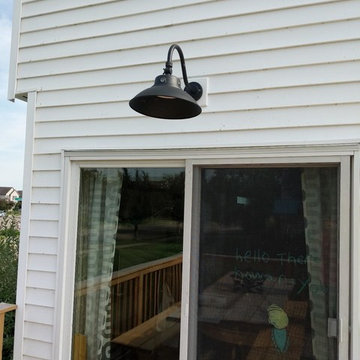 Integrated LED Gooseneck Barn Light Fixtures