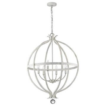 Acclaim Callie 6-LT Country Pendant IN11342CW - Country White