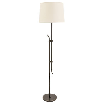 61" Windsor Adjustable Floor Lamp, Oil Rubbed Bronze