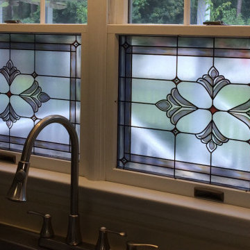 Installed stained glass window films I've done