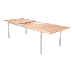 AuthenTEAK Stainless Collection - Outdoor Dining Tables