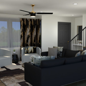 3D Renders - Social Rooms