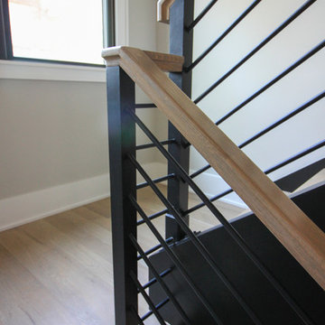 Project #52 | Minimalist Open Riser Stairway