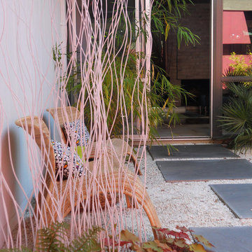 Eichler's home atrium in Sunnyvale, CA