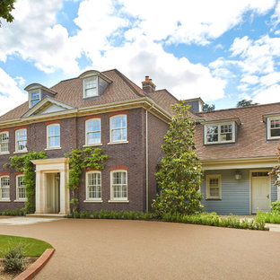 Design ideas for a modern exterior in Surrey.