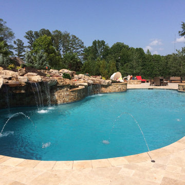 Custom Pool with Grotto