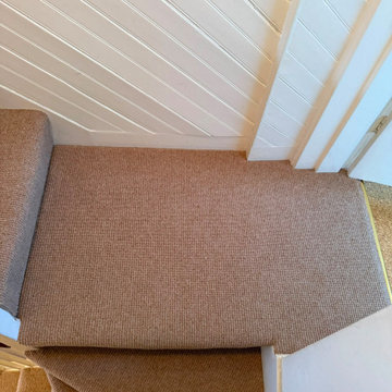 Alternative Flooring Wool Berber Tawny 1706 carpet installation