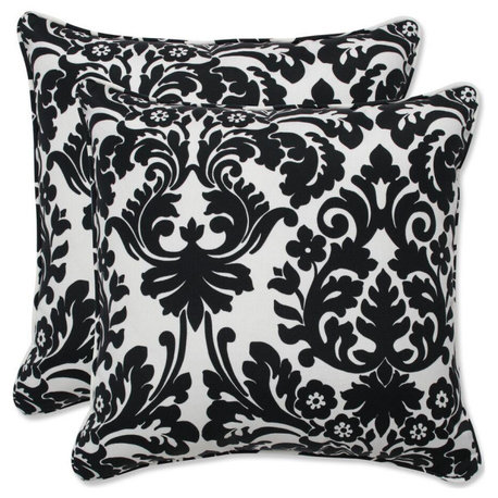 Essence Onyx 16.5" Throw Pillow, Set of 2