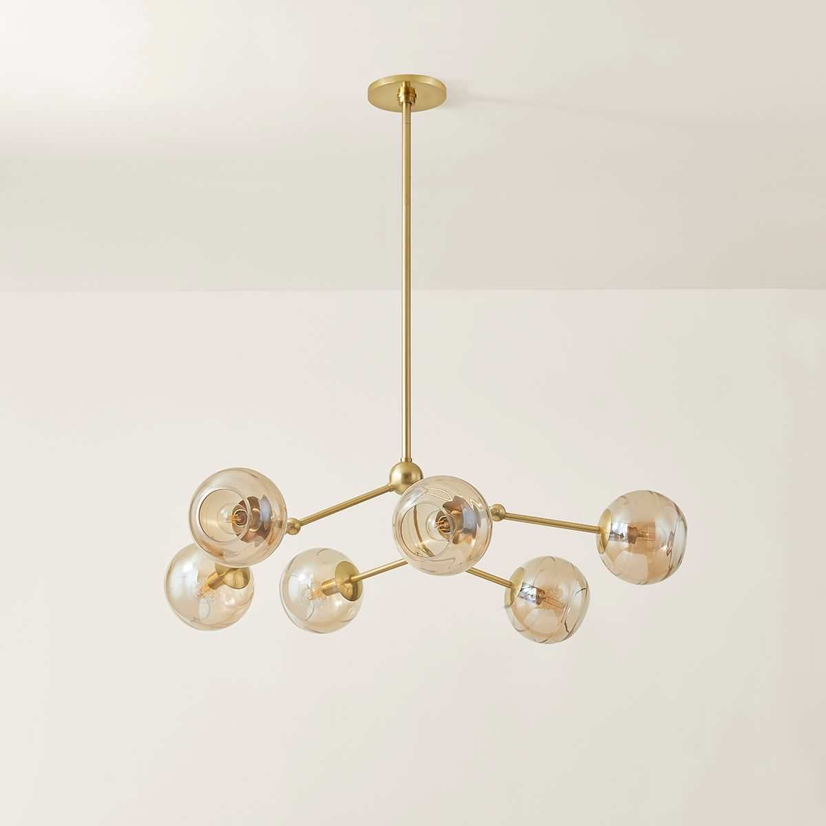 Mitzi Trixie Chandelier Aged Brass - Contemporary - Chandeliers - by ...
