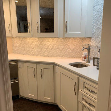 Transitional Remodel of Kitchen, Bar Area and Dining Room