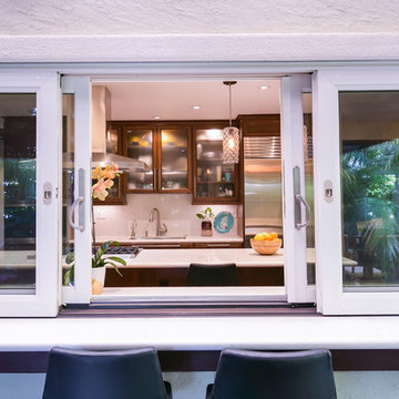 Open and Airy Contemporary Kitchen