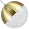 Ravello 5-Light ETL Certified Integrated LED Chandelier Lighting Fixture, Brass