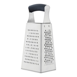 Graters, Peelers, & Slicers: Grater 8.25 Stainless Steel