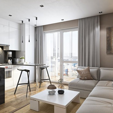 CAD Rendering For A Stylish Apartment Interior