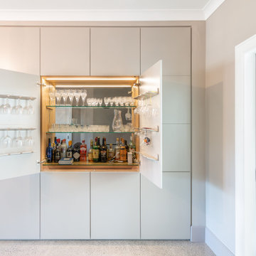 Custom made home bar with storage - Terenure, Dublin