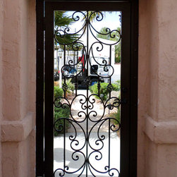 Papillion - Wrought Iron Entryway - Front Doors