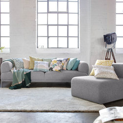 Relaxx Rugs 4150 18 by Esprit in light sand - Rugs