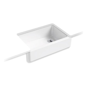 Kohler Whitehaven 32-11/16" X 21-9/16" X 9-5/8" Sink w/ Tall Apron, White