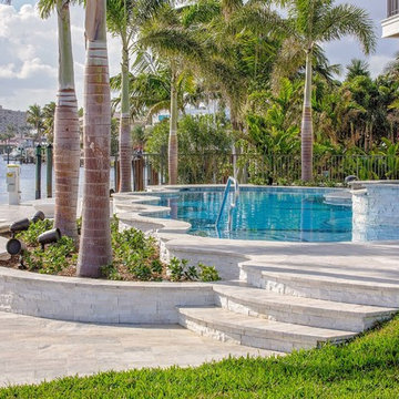 Silver Travertine Pavers