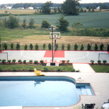 Sport court layout