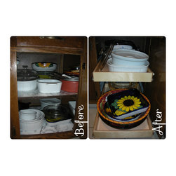 Roll Out Shelves - Kitchen Drawer Organizers