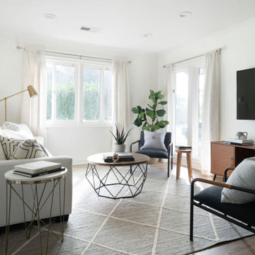 Los Angeles Living Room in Flip Home for Sale