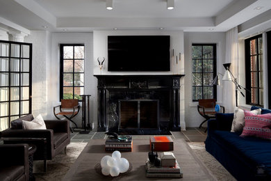Family room - traditional family room idea in Baltimore