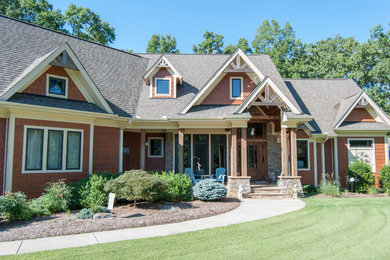 This is an example of a country home design in Raleigh.