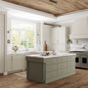 Custom Dura Supreme Modern Kitchen Cabinets - Los Angeles