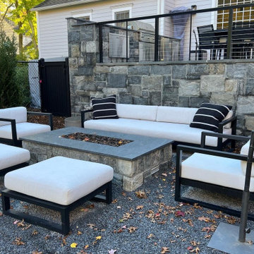 Scarsdale Terrace area and firepit