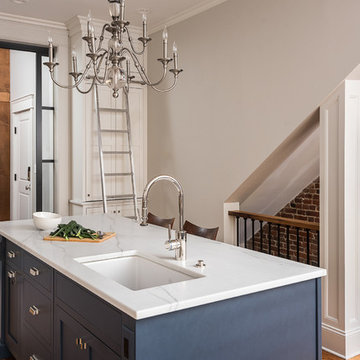 Transitional Urban Kitchen Design - Boston, MA